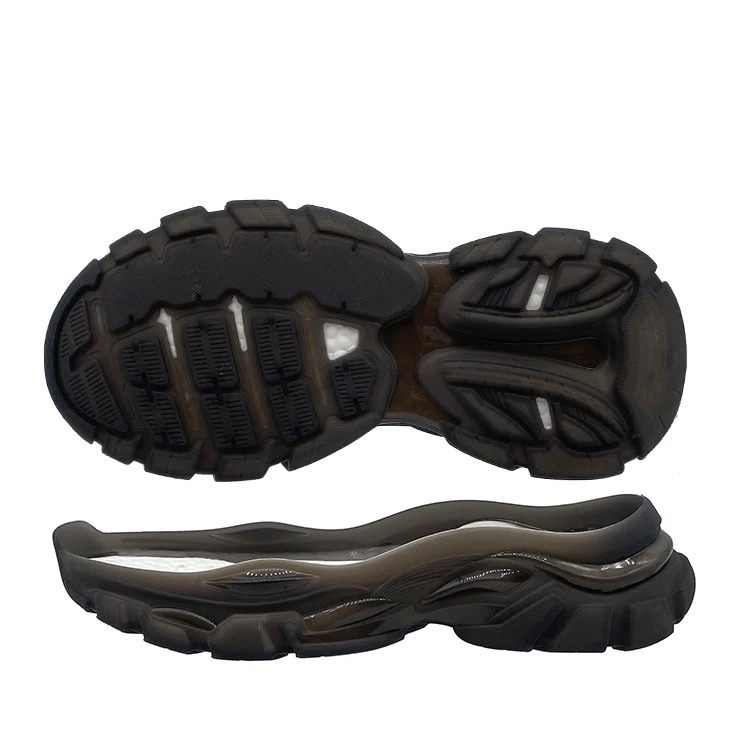 Eco-Friendly Materials Transparent Outsole Unisex EVA TPU Sole