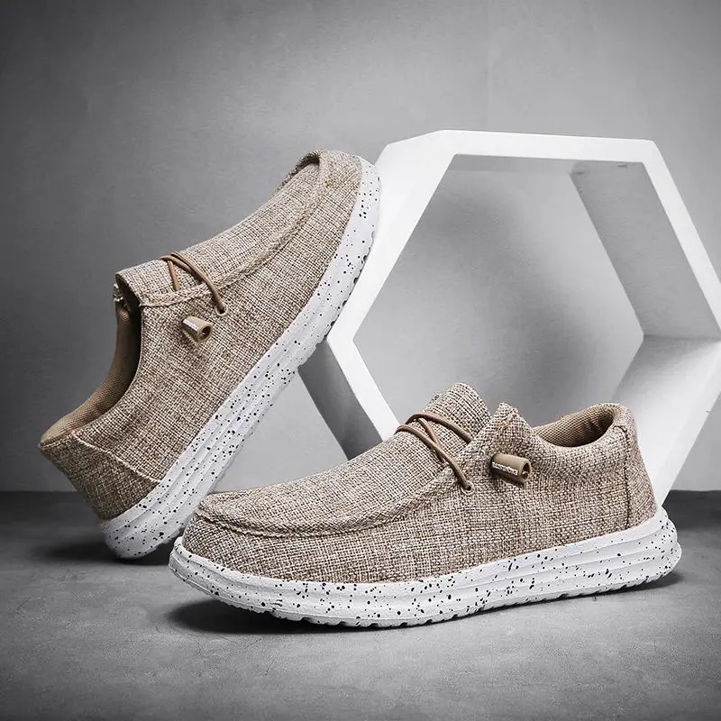 Casual Walking Shoes Slip on Soft Wood Insole Dude Men's Loafers