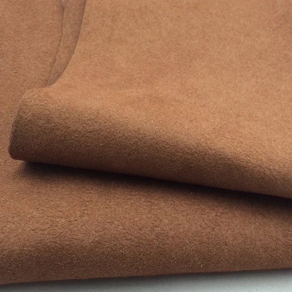 0.6mm Nonwoven Synthetic Microfiber Suede Leather for Shoes