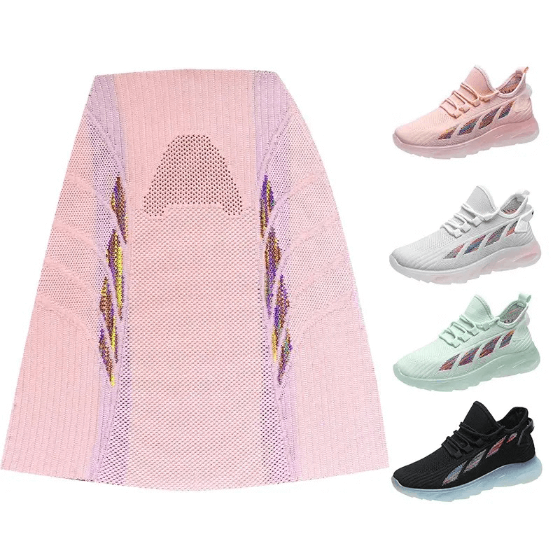 Waterproof Flyknitting Sport Material Knitting Sock Shoe Vamp Upper