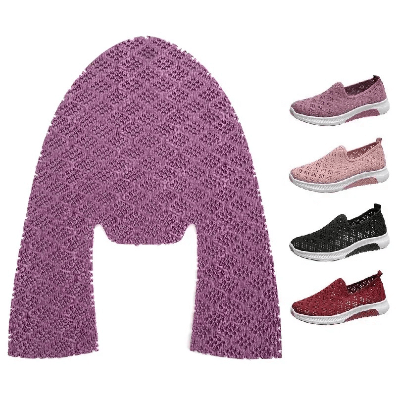 Waterproof Flyknitting Sport Material Knitting Sock Shoe Vamp Upper