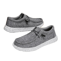 Casual Walking Shoes Slip on Soft Wood Insole Dude Men's Loafers