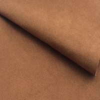 0.6mm Nonwoven Synthetic Microfiber Suede Leather for Shoes