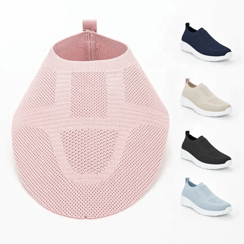 Custom Knit Cotton Sport Upper Material Embossed