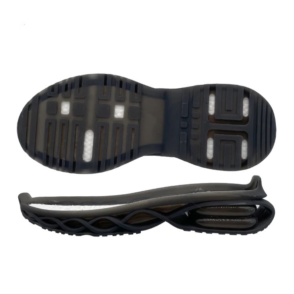 Fashion Blade Point Air Cushion Outsoles Transparent with TPU+Phylon